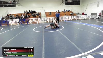 190 lbs Cons. Round 5 - Justin Campos, Valencia vs Alfredo Perez, Mayfair