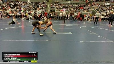 75 lbs Champ. Round 2 - Emerson Martin, Nebraska Boyz vs Kaden Sergio, Sebolt Wrestling Academy