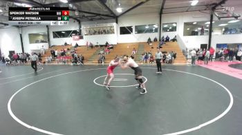197 lbs 1st Place Match - Joseph Petrella, Baldwin Wallace vs Spencer Watson, Wabash