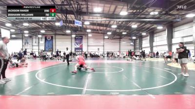 195 lbs Round Of 64 - Jackson Raker, Buffalo Valley Black vs Zeshawn Williams, Freakztyle Wrecking Crew