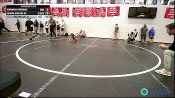 49 lbs Round Of 32 - Kannon Gibbens, Rough Riders vs Lewis Amous JR., Del City Little League Wrestling