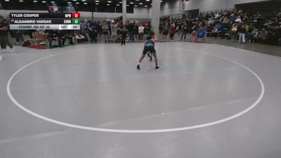 120 lbs Champ. Rd Of 32 - Tyler Cooper, Michigan Premier WC vs Alejandro Vargas, COWA