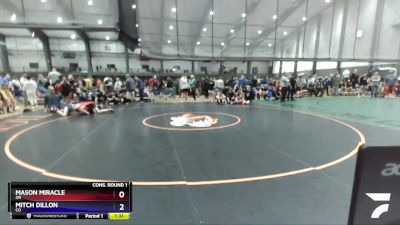 113 lbs Cons. Round 1 - Mason Miracle, OR vs Mitch Dillon, CO