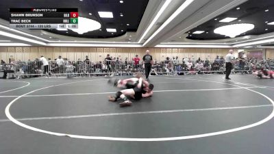 120 lbs Round Of 128 - Shawn Brunson, Gilbert WC vs Trac Beck, Rolling Hills WC