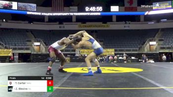 149 lbs Final - Ty'Rae Carter, Texas A&M University vs Zach Blevins, University Of Toledo