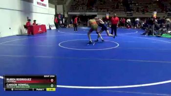 152 lbs Cons. Round 5 - Ruben Rodriguez, California vs Carson Howell, Vacaville Wrestling Club