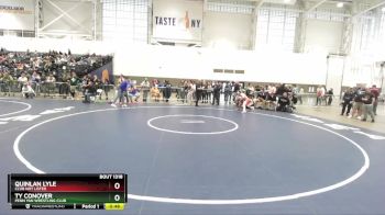 138 lbs Cons. Round 2 - Quinlan Lyle, Club Not Listed vs Ty Conover, Penn Yan Wrestling Club
