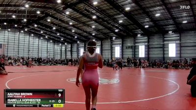 106 lbs Final - Evelynn Angelini, Steel Maidens vs Zaina Albadri, Missouri Battle Gear Black