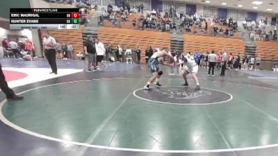 190 lbs Cons. Round 2 - Eric Madrigal, Newport Harbor vs Hunter Evans, Great Oak