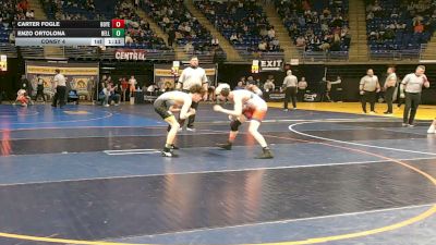 124 lbs Consy 4 - Carter Fogle, Boyertown vs Enzo Ortolona, Belle Vernon