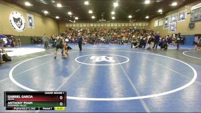 150 lbs Cons. Round 1 - Gabriel Garcia, Selma vs Anthony Pham, Evergreen Valley