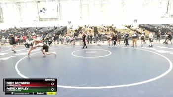 155 lbs Semifinal - Brice Browning, Club Not Listed vs Patrick Braley, Club Not Listed