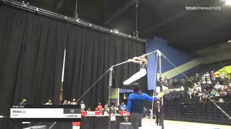 Miles Li - High Bar, MHG - 2021 USA Gymnastics Development Program National Championships