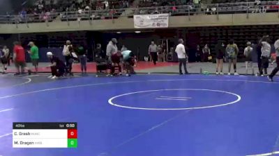 40 lbs Consi Of 8 #1 - Colin Gresh, Muncy, PA vs Madison Dragon, Ambler, PA