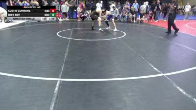 111 lbs Quarterfinal - Austin Connone, Rumson vs Joey Day, Manchester