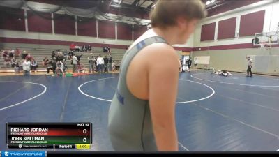 285 lbs Cons. Semi - John Spillman, Fremont Wrestling Club vs Richard Jordan, Fremont Wrestling Club