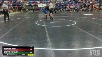 1 - 190 lbs 5th Place Match - Brenan Hensley, Thomas Walker HS vs Jerry Sturgis, Northampton High School