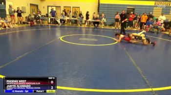 100 lbs Round 3 - Phoenix West, Wichita Blue Knights Wrestling Club vs Jaidyn Alvarado, Manhattan Regional Training Center (MRTC)