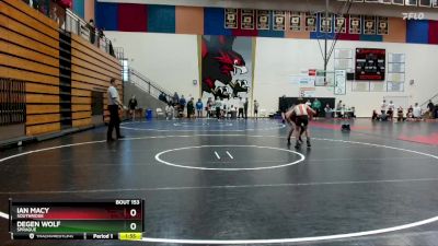 120 lbs Quarterfinal - Degen Wolf, Sprague vs Ian Macy, Southridge