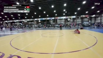 126 lbs Quarterfinal - Dyson Eixenberger, Touch Of Gold vs Dylan Sorensen, Eastside United