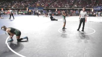 G 126 lbs Champ. Round 2 - Kylie Mackles, Slidell Girls vs Kaylise Nathan, Prairieville Girls