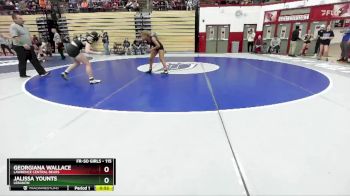 115 lbs Champ. Round 1 - Jalissa Younts, Lebanon vs Georgiana Wallace, Lawrence Central Bears