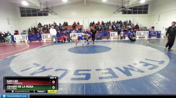 106 lbs Cons. Round 5 - Ceaser De La Rosa, Caruthers vs Sam Lee, Crespi Carmelite