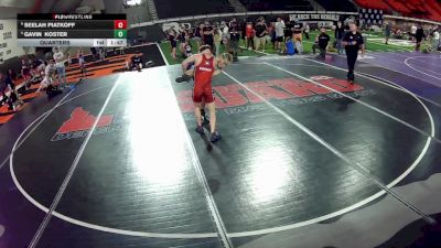 113 lbs Quarters - Seelah Piatkoff vs Gavin Koster