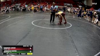 120 lbs Round 2 - Chance Logue, Walsh vs Jeremiah Hayes, Red Cobra