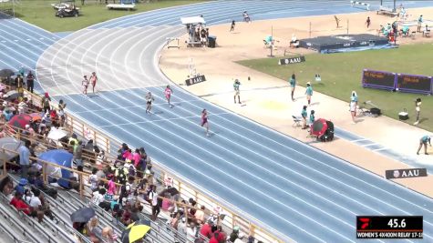 Youth Girls' 4x400m Relay, Semi-Finals 5 - Age 17-18