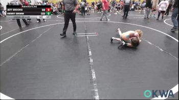 64 lbs Consi Of 8 #1 - Jett Brooks, Raw Wrestling Club vs Henry Grimm, Cushing Tigers
