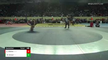 3A-285 lbs Quarterfinal - Miccael Brown, Tonkawa Jr Sr vs Carson Dildine, Barnsdall