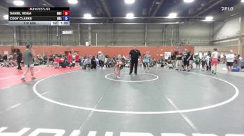 110 lbs Rr Rnd 5 - Daniel Veiga, Headhunters WC - MSE vs Cody Clarke, Roundtree Wrestling Academy 1 - MSE