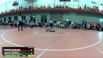 80 lbs Champ. Round 2 - Haedyn Cochran, Contenders Wrestling Academy vs Konnor Cleveland, The Fort Hammers Wrestling