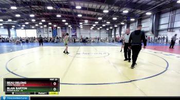 100 lbs Rd# 6- 9:00am Saturday Final Pool - Beau Delong, Crass Trained vs Blain Barton, Minion Black