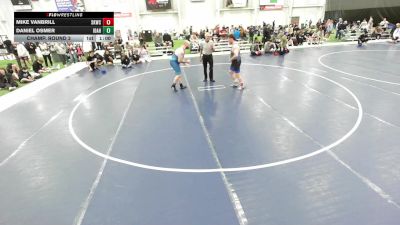 Masters B - 100 lbs Champ. Round 3 - Christopher Myers, Carroll Wrestling Club vs James Haddix, Indiana