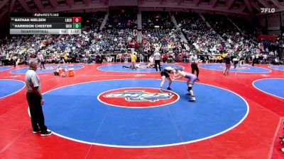 3A-150 lbs Quarterfinal - Harrison Chester, Gilmer County vs Nathan Nielsen, Lumpkin Co.