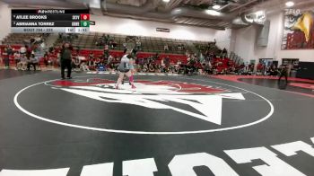 235 lbs 1st Place Match - Atlee Brooks, Skyview vs Abrianna Torrez, Greeley West
