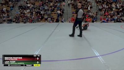 70 lbs Cons. Round 2 - Benton Panitzke, MN Elite Wrestling vs Liam Thom, Pursuit Wrestling Minnesota