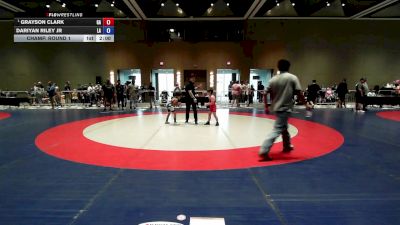 62 lbs Champ. Round 1 - Grayson Clark, GA vs Dariyan Riley Jr, LA
