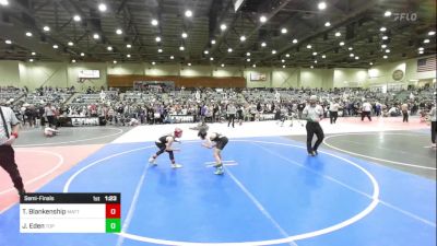 82 lbs Semifinal - Talan Blankenship, MatTime vs Jt Eden, Top Fuelers WC