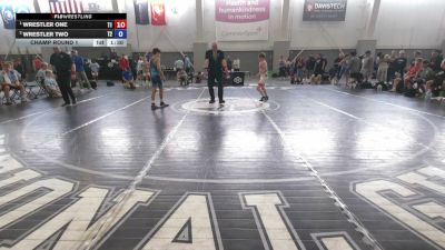 94 lbs Johnathan Thompson, Iowa Red vs Seth Sobaje, California Silver