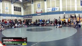 84 lbs Round 2 (3 Team) - Charlie Miller, Mater Dei Wrestling Club vs Holden Roll, Perry Meridian Wrestling Club