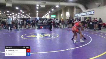 122 lbs Rnd Of 32 - Madison Kalamau, Hawaii vs Isabella Cross, The Community Wrestling Club