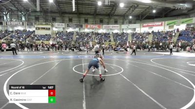 115 lbs Round Of 16 - Corbyn Dare, Severance Middle School vs Rogelio Casimiro, Center Middle School