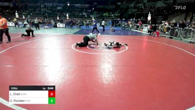 53 lbs Round Of 16 - Luke Cheli, Buena Braves vs Cameron Poulsen, Nhwc