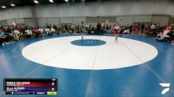 127 lbs Round 3 (8 Team) - Gisele Gallegos, Minnesota Red vs Ella Hughes, Georgia Red