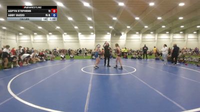 105 lbs Aspyn Stephens, Texas vs Abby Guzzo, Pennsylvania Blue