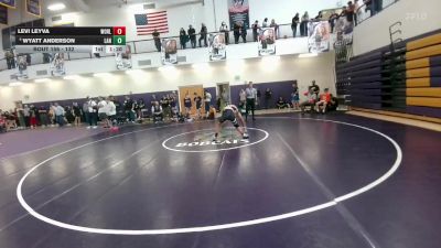 132 lbs Cons. Round 1 - Levi Leyva, Worland Middle School vs Wyatt Anderson, Lander Middle School