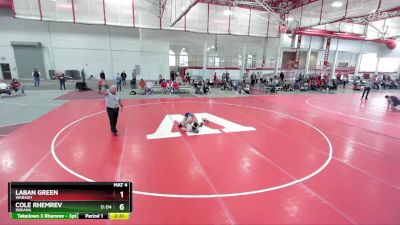 149 lbs Quarterfinal - Laban Green, Wabash vs Cole Rhemrev, Indiana